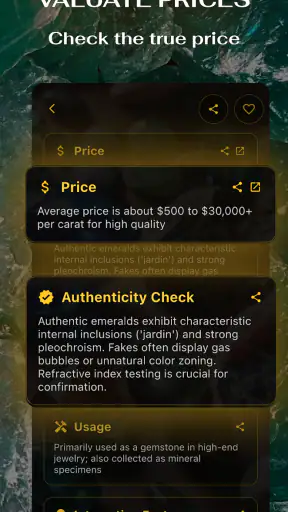 Rock & Crystal Identifier App screenshot