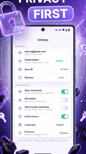 Rock VPN screenshot