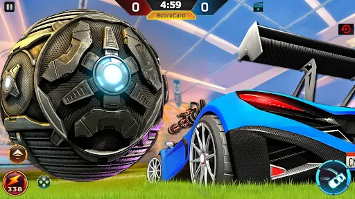 Rocket Car Soccer League Games screenshot