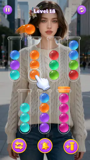 Romantic Sphere Ball Sorting screenshot