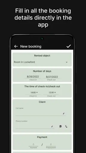 RoomBooking: Rental Calendar screenshot