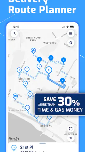 Route Planner, Delivery, MyWay screenshot