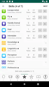 RPG Scribe Pathfinder & 3.5e screenshot