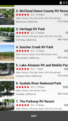 RV Parks & Campgrounds screenshot