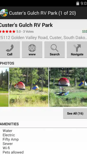 RV Parks & Campgrounds screenshot