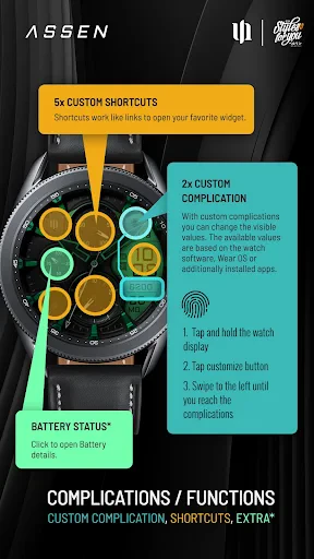 S4U Assen - Hybrid watch face screenshot