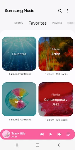 Samsung Music screenshot