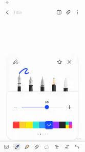 Samsung Notes screenshot