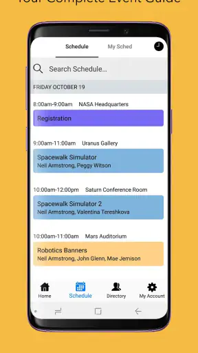 Sched screenshot