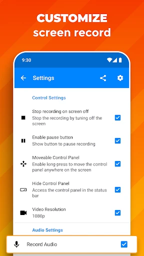 Screen Recorder: Facecam Audio screenshot
