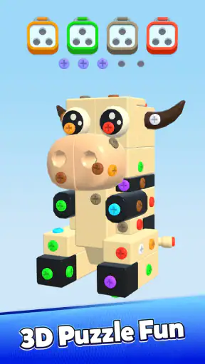 Screw Out 3D: Nut Sort Jam screenshot
