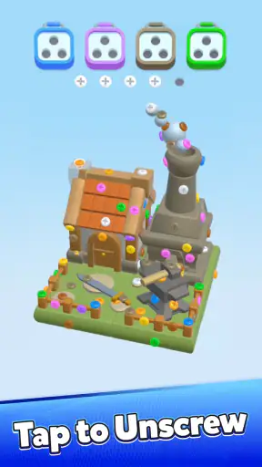 Screw Out 3D: Nut Sort Jam screenshot