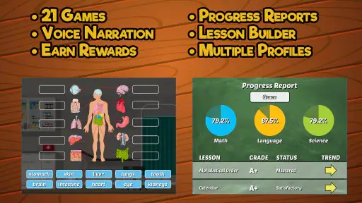 Second Grade Learning Games SE screenshot