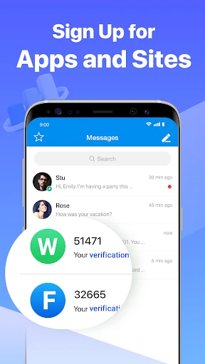 Second Number for Call & Text screenshot