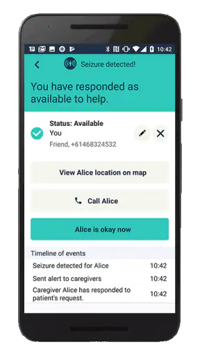 Seizure Alert – My Medic Watch screenshot
