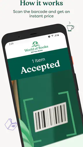 Sell books with World of Books screenshot