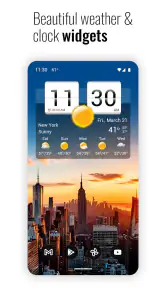 Sense Flip Clock & Weather screenshot