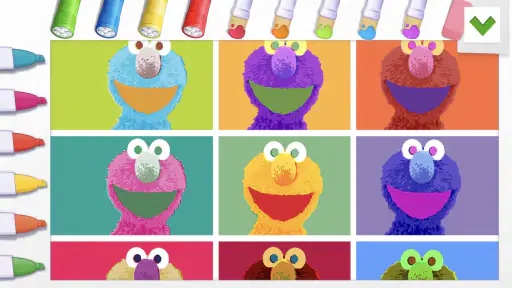 Sesame Street Art Maker screenshot