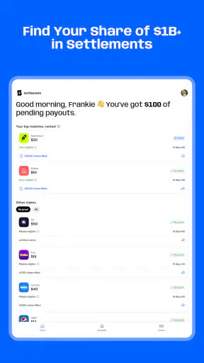 Settlemate screenshot