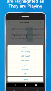 Sheet Music Scanner & Reader screenshot