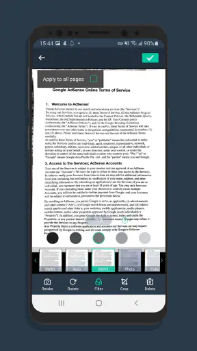 Simple Scan - PDF scanner App screenshot