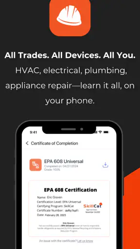 SkillCat: HVAC & EPA 608 screenshot