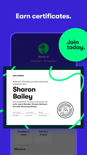 Skillshare: Online Classes App screenshot