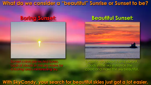 SkyCandy - Sunset Forecast App screenshot