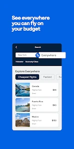 Skyscanner Flights Hotels Cars screenshot