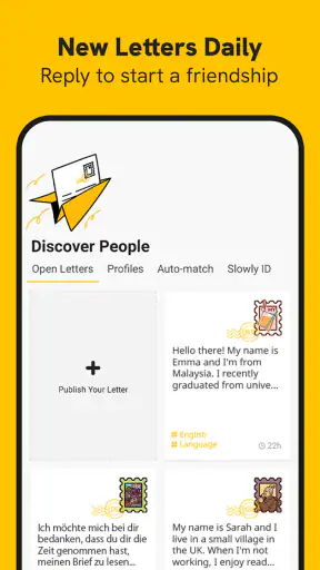 Slowly: Make Global Friends screenshot