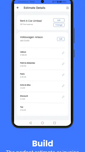 SMART Estimator App screenshot