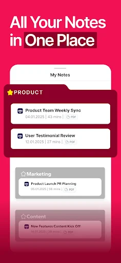 Smart Noter - AI Note Taker screenshot
