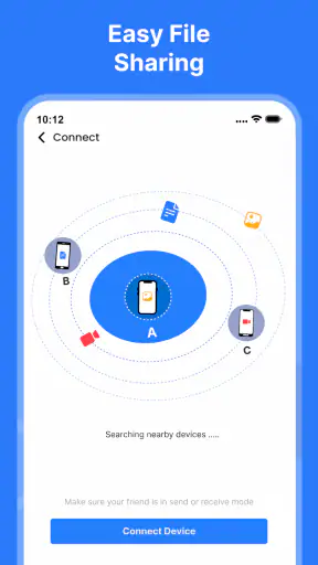 Smart Switch App File Transfer screenshot