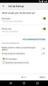 SMS Backup & Restore Pro screenshot