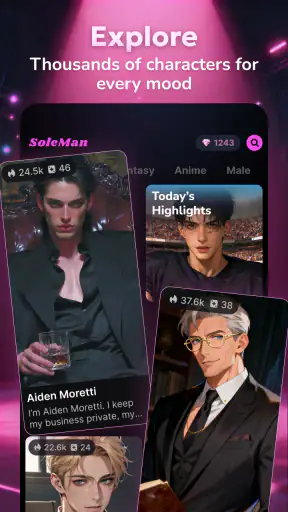 SoleMan: Heartfelt AI Chat screenshot