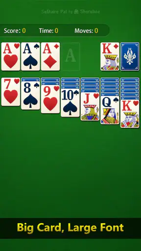 Solitaire Pal: Big Card screenshot