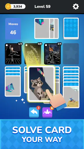Solitaire - Puzzle Images screenshot