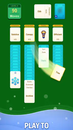 Solitaire Word Association screenshot