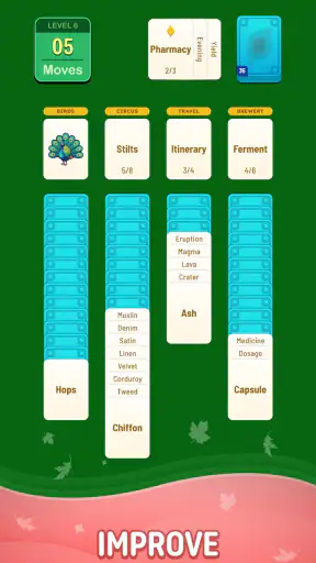 Solitaire Word Association screenshot