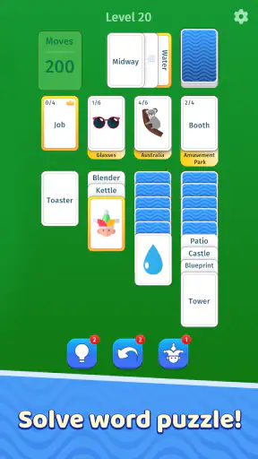 Solitaire Word Match screenshot