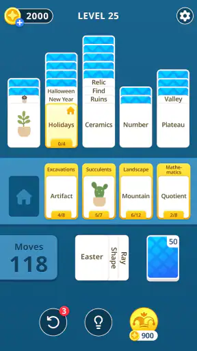 Solitaria: Word Puzzle Game screenshot