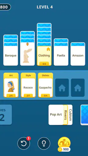Solitaria: Word Puzzle Game screenshot