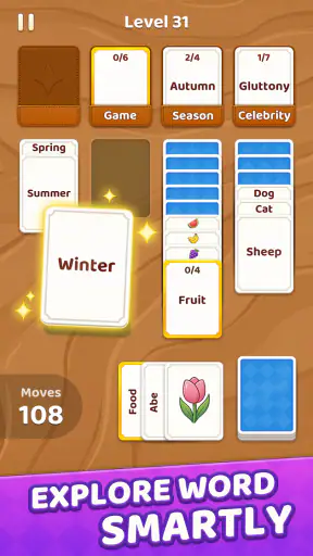 Soliword: Solitaire Link Word screenshot