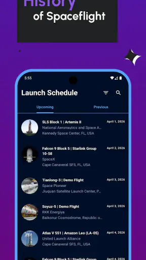 Space Launch Now - Tracker screenshot