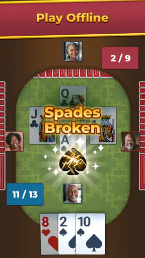 Spades For Seniors: Card Game screenshot