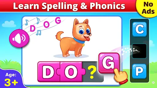Spelling & Phonics: Kids Games screenshot