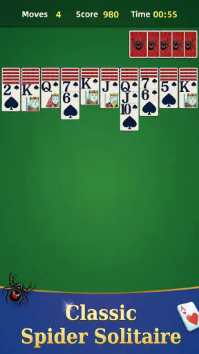 Spider Solitaire - puzzle trip screenshot