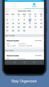Staffmark WorkNOW screenshot
