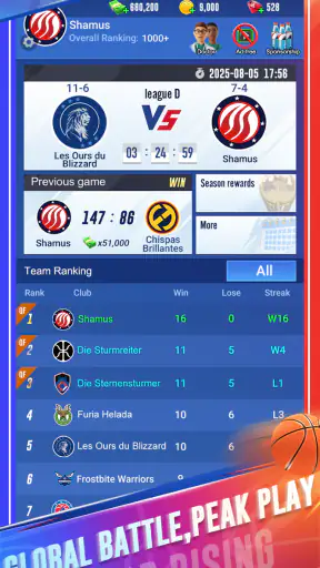 Star Rising: Basketball screenshot