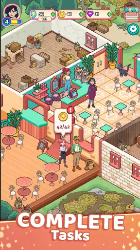 Starbrew Cafe: Mystical Merge screenshot